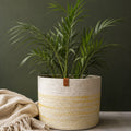 Yellow Stitch Cotton Basket