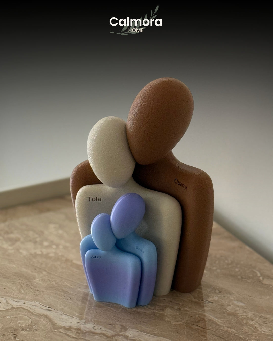 Calmora Personalized Family Sculpture
