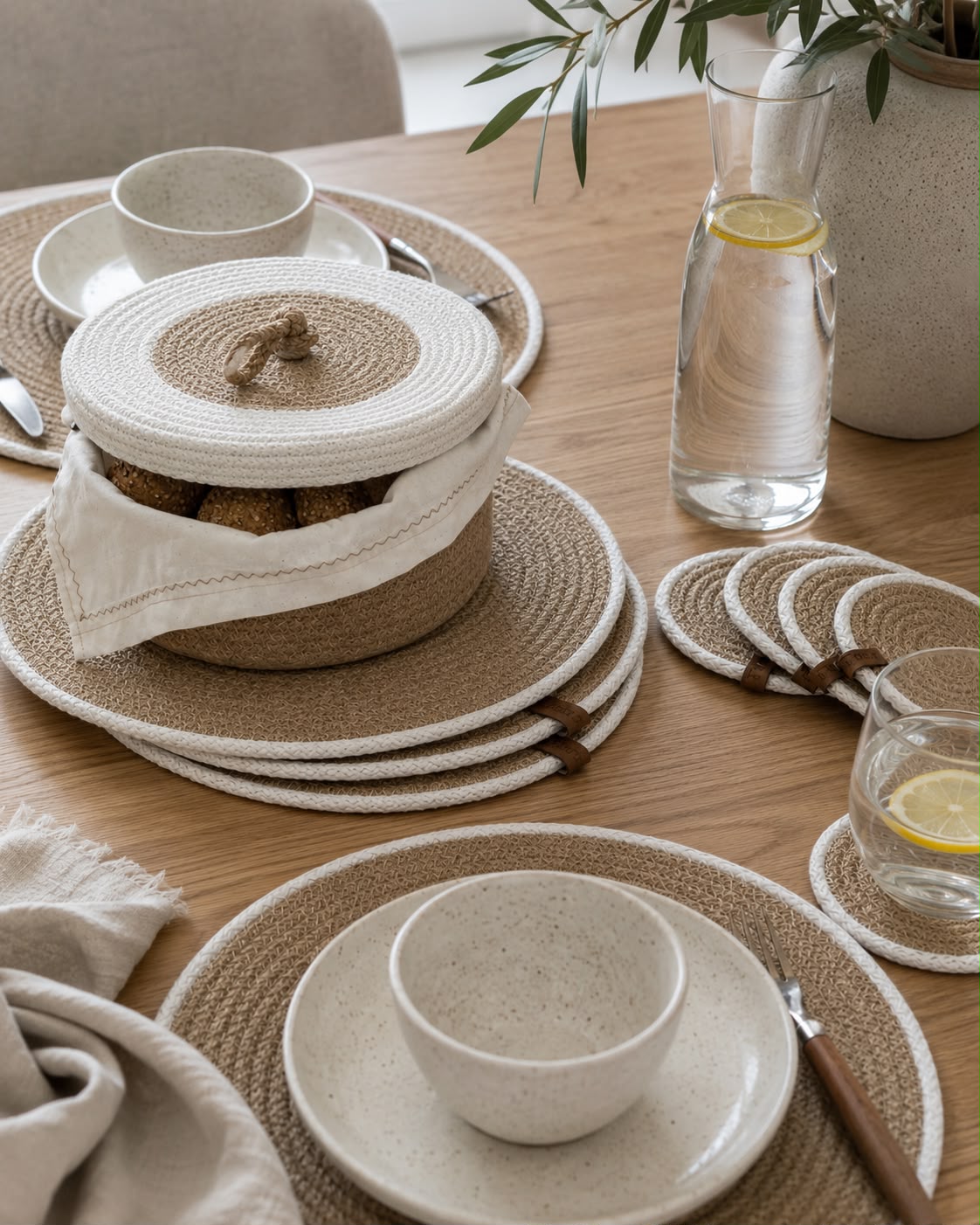 Toned Table Set