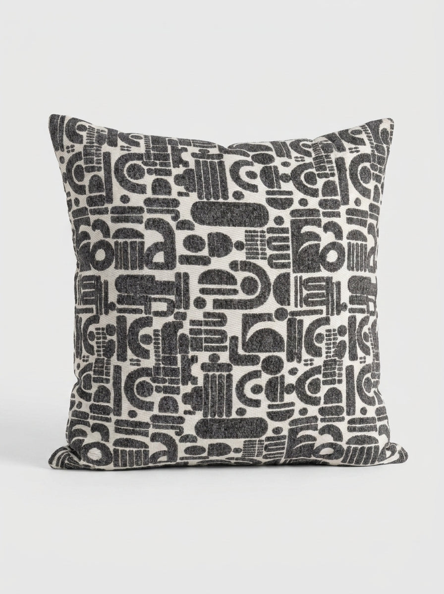 Calmora Abstract Blocks Cushion