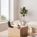 Tissue Box & Remote Organizer