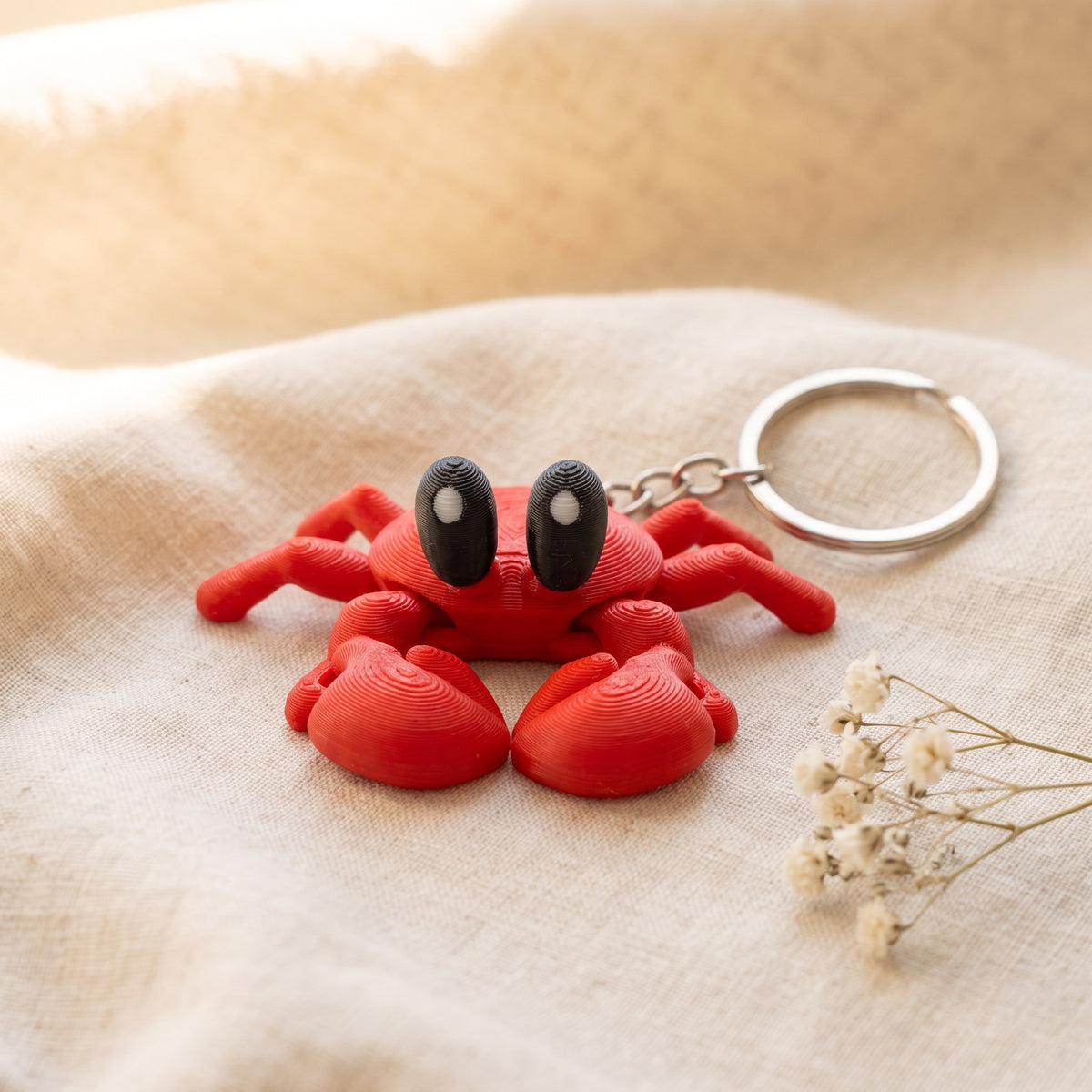 Crabby Crab Keychain