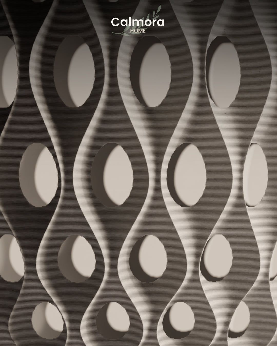 Calmora Lattice Wave Vase