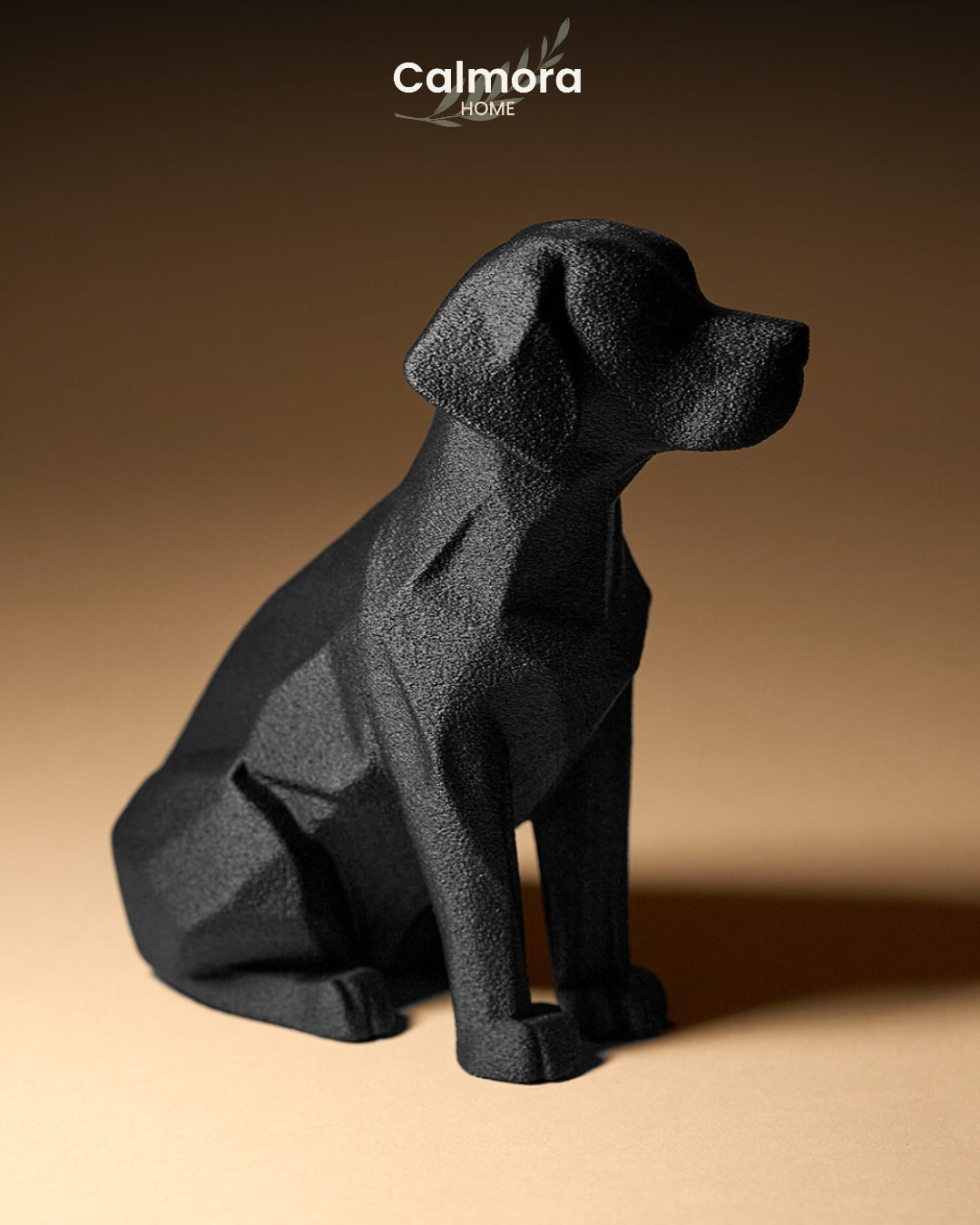 Calmora Sitting Dog Sculpture