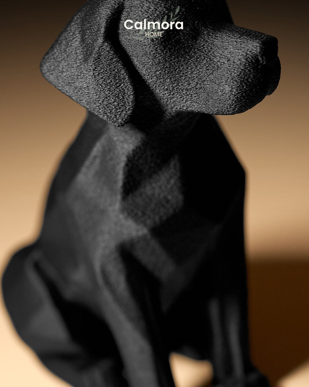 Calmora Sitting Dog Sculpture