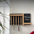 “Welcome Home” Wall Key & Shelf Organizer