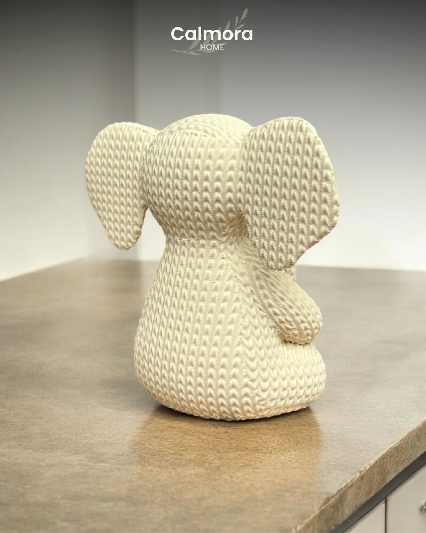 Knitted Elephant Sculpture