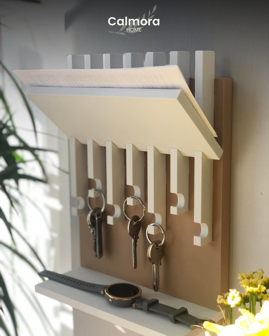 Entryway Key & Mail Wall Organizer