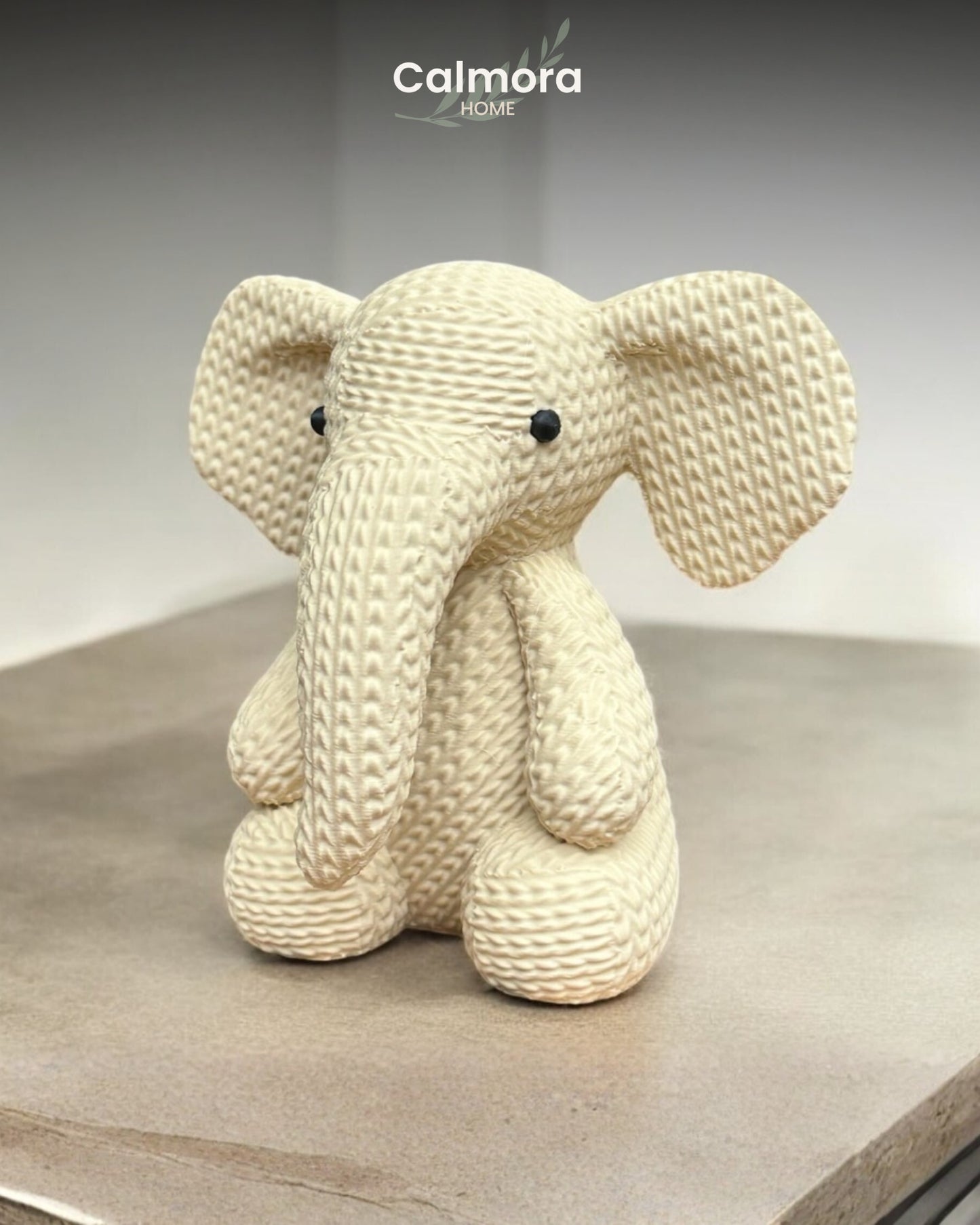 Knitted Elephant Sculpture