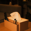Tissue Box & Remote Organizer