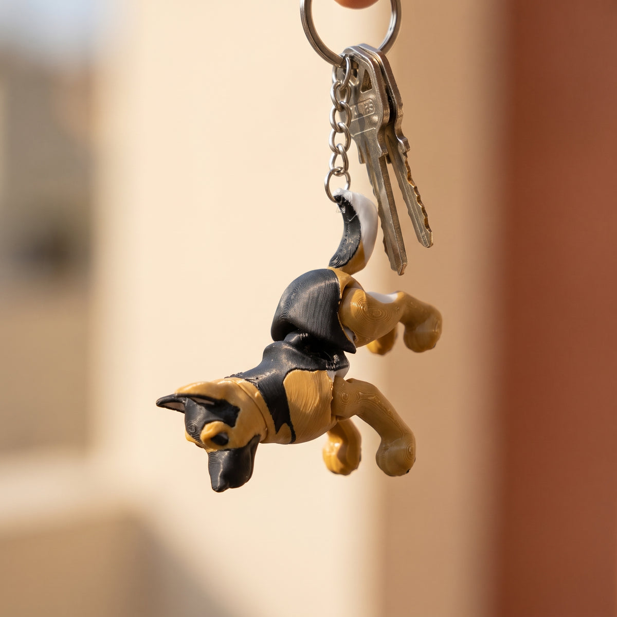 German Shepherd Keychain