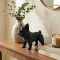 Low-Poly French Bulldog Sculpture