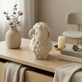Calmora Fluffy Sheep Sculpture