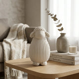 Calmora Ribbed Sheep Sculpture