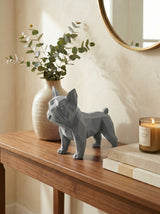 Low-Poly French Bulldog Sculpture